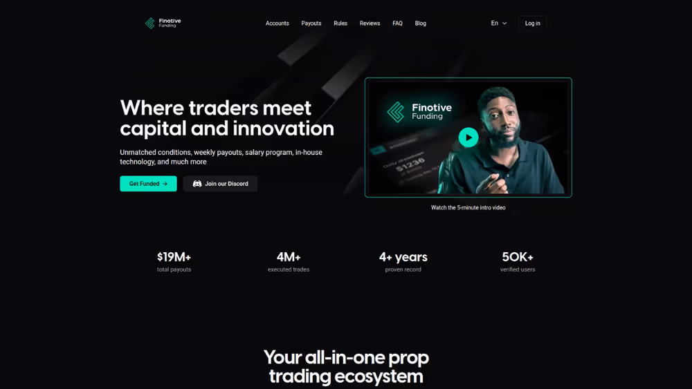 Trading Platform & Calculator System for Prop Firm case study visual 1